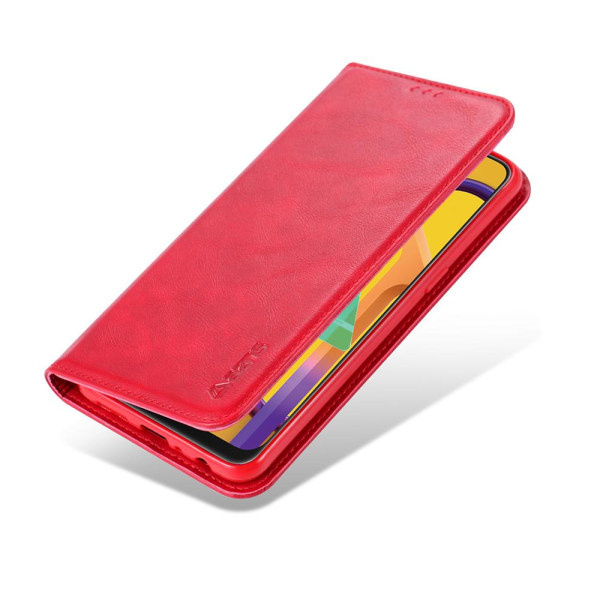 Samsung Galaxy A20S - Gjennomtenkt stilig lommebokdeksel Röd