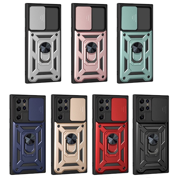 Samsung Galaxy S24 Ultra - Funktionellt Skal i Stilsäker Design Roséguld