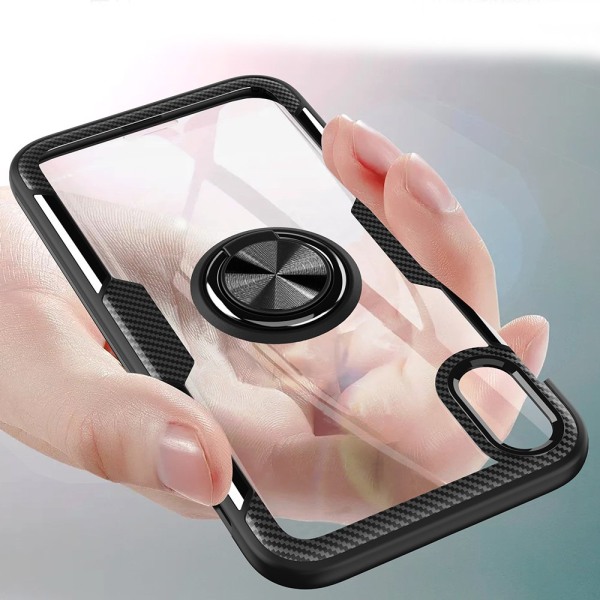 iPhone XR - Stilsäkert Skyddande Skal (LEMAN) Blå/Blå