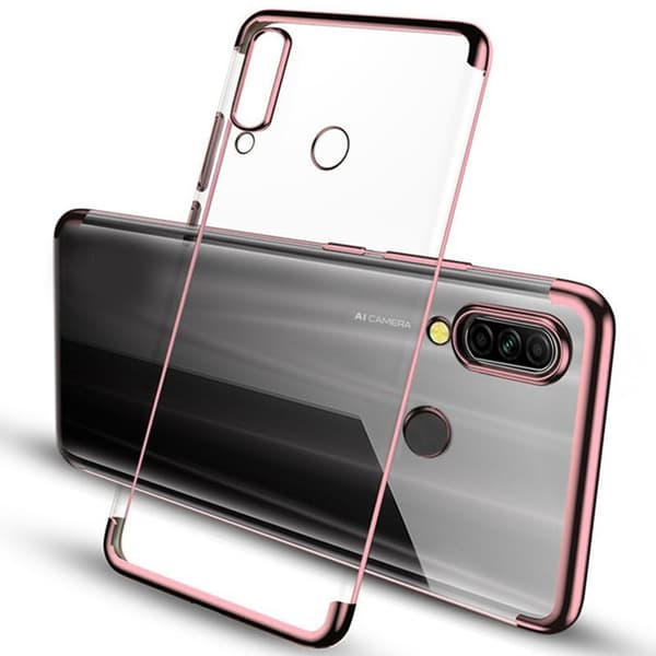 Huawei P40 Lite E - Stilrent Floveme Skyddsskal Röd