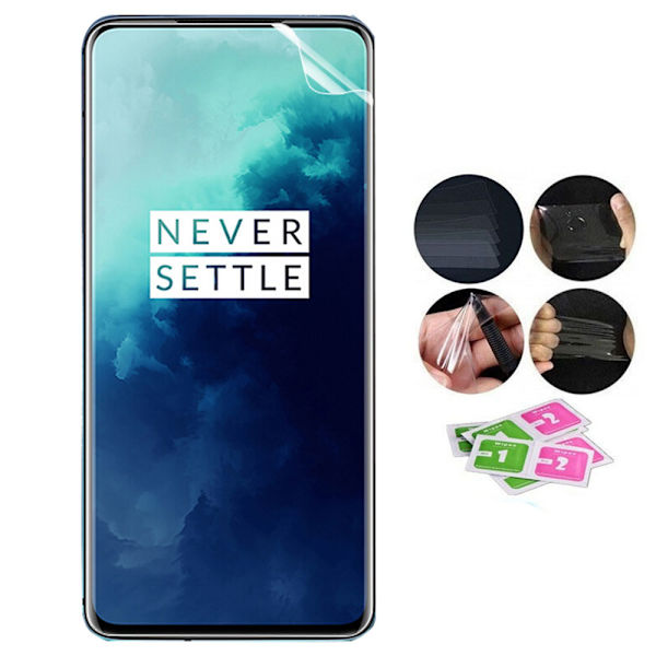 OnePlus 7 Pro Pehmeä Näytönsuoja PET 9H 0,2mm Transparent/Genomskinlig