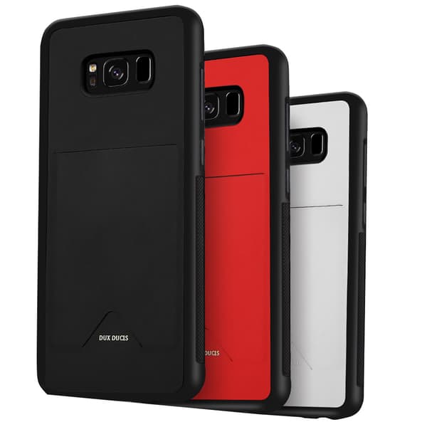 Samsung Galaxy S8 Plus - St�td�mpande Smart Skal Vit