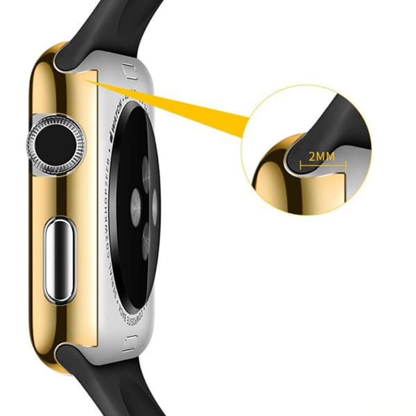Apple Watch 38mm Serie 3/2 - Smart Skyddsskal Roséguld