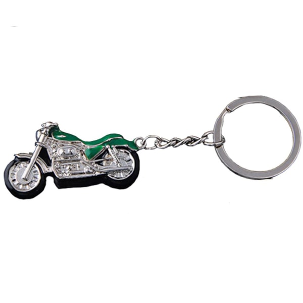 Stilren Motorcykel Nyckelring Röd