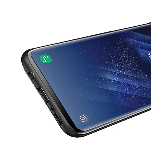 Samsung Galaxy S8 - Beskyttende robust silikonetui Svart