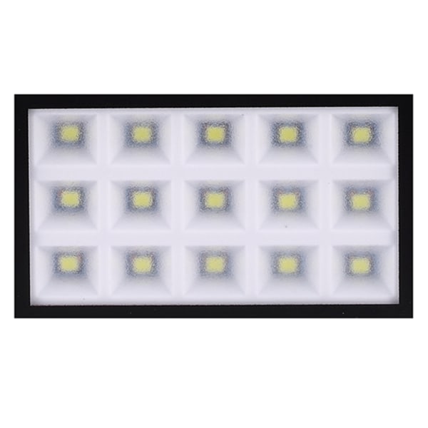 Soldriven Utelampa med automatisk sensor (LED) Svart