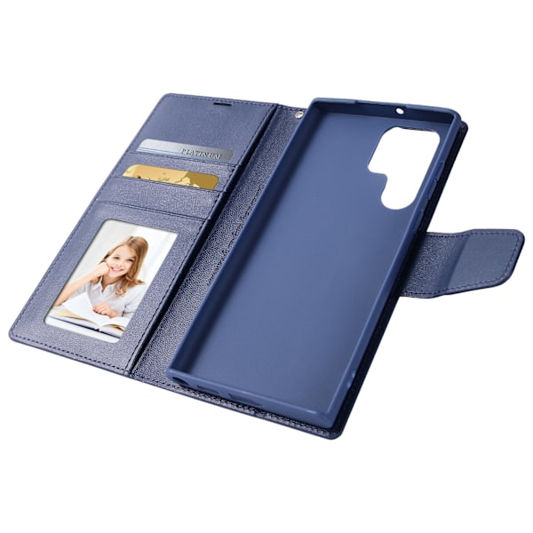 Samsung Galaxy S22 Ultra - Praktisk (Hanman) pung etui Guld