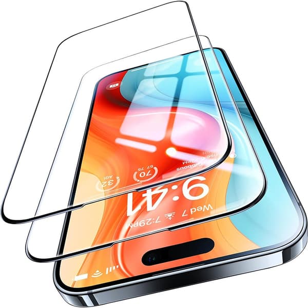 iPhone 15 Pro Skjermbeskytter 2.5D HD 0,3mm Transparent