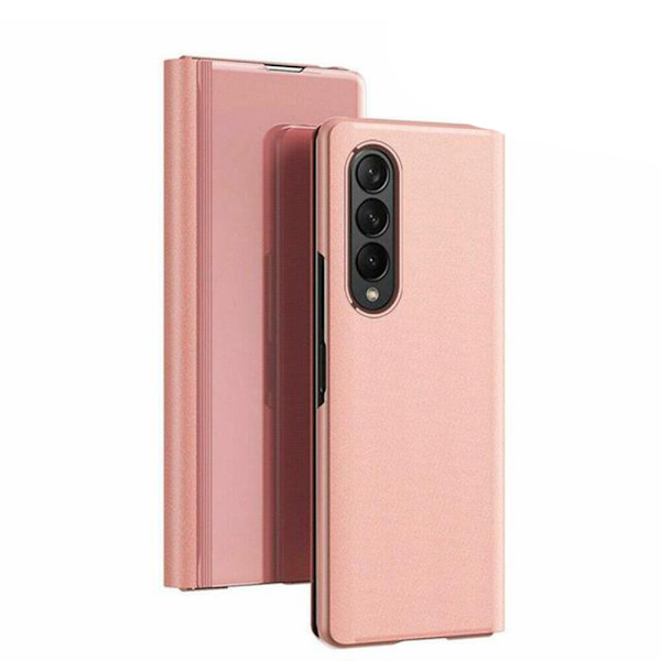 Samsung Galaxy Z Fold 3 - Elegant Smidigt Fodral Roséguld