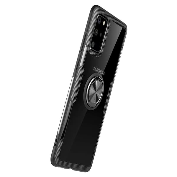 Skal med Ringhållare - Samsung Galaxy S20 Plus Blå Blå