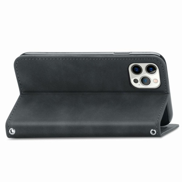 iPhone 12 Pro - Profesjonelt Floveme lommebokdeksel Mörkblå