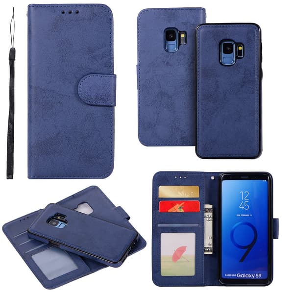 Samsung Galaxy S9 - Etui med smartfunksjon (LEMAN) Brun