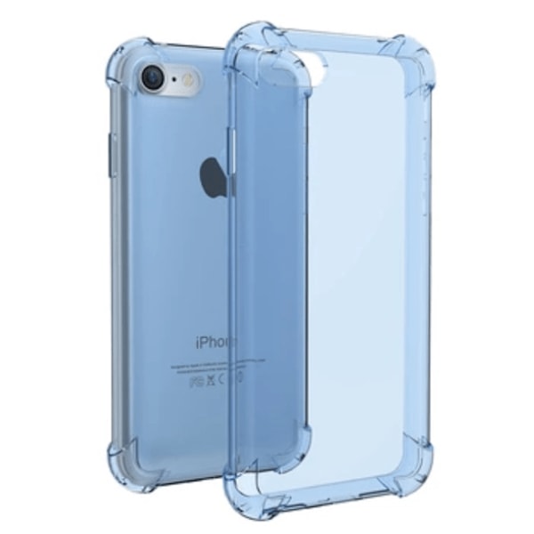 Praktiskt Silikonskal extra tjocka hörn för iPhone 7 Anti-Knock Blå