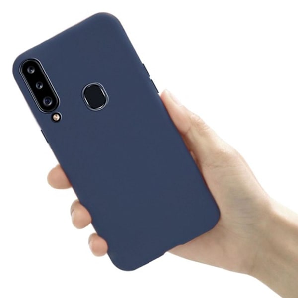 Samsung Galaxy A20S - Skyddande Mattbehandlat NKOBEE Skal Svart