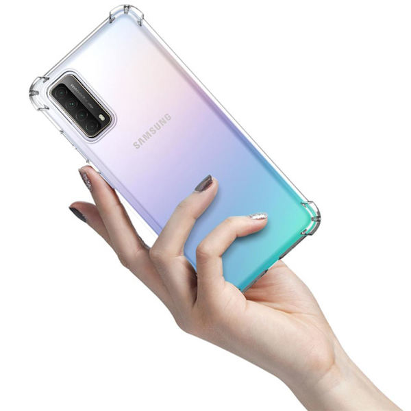 Huawei P Smart 2021 - Robust Skyddande Silikonskal (Floveme) Transparent/Genomskinlig