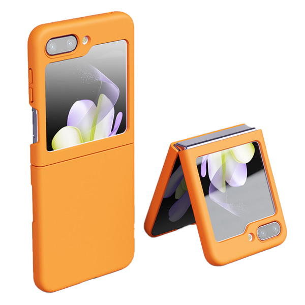 Samsung Galaxy Z Flip 5 - Stødabsorberende mat hårdt pc-cover Orange