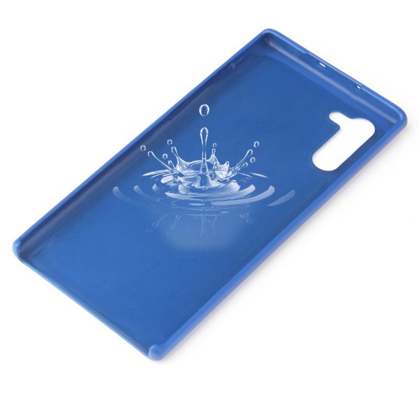 Samsung Galaxy Note10 - Stilfuldt mat cover NKOBEE Blå
