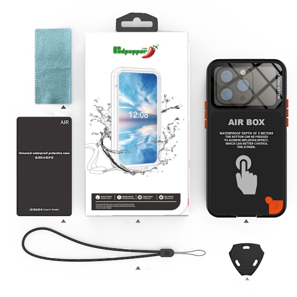 SHELLBOX Extremely Heavy-Duty Universal Fodral till iPhones (6.1")