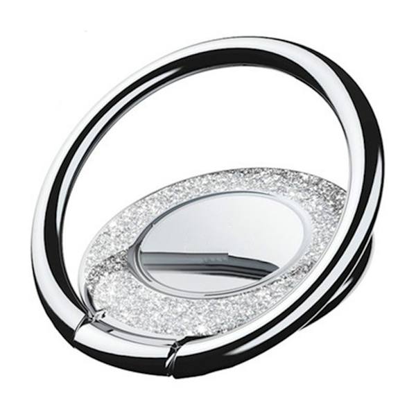 Eksklusiv Glitter diamantringholder Röd