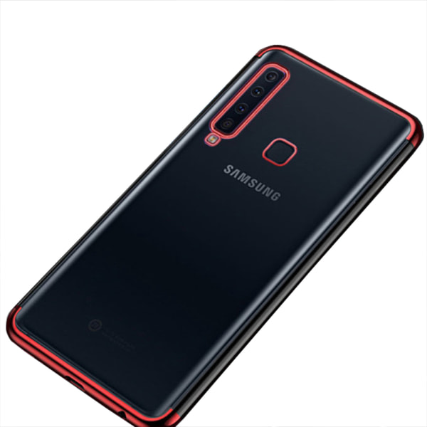 Eksklusivt silikonbeskyttelsesdeksel - Samsung Galaxy A9 2018 Röd