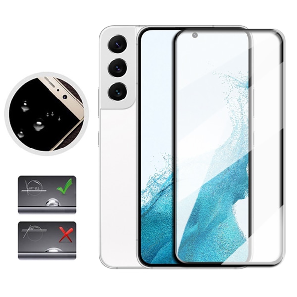 3-PACK Samsung Galaxy S22 Skärmskydd 2.5D HD 0,3mm Transparent
