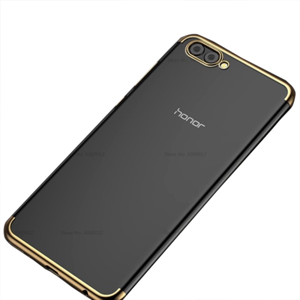 Huawei Honor 10 - Stilig FLOVEME silikondeksel Guld