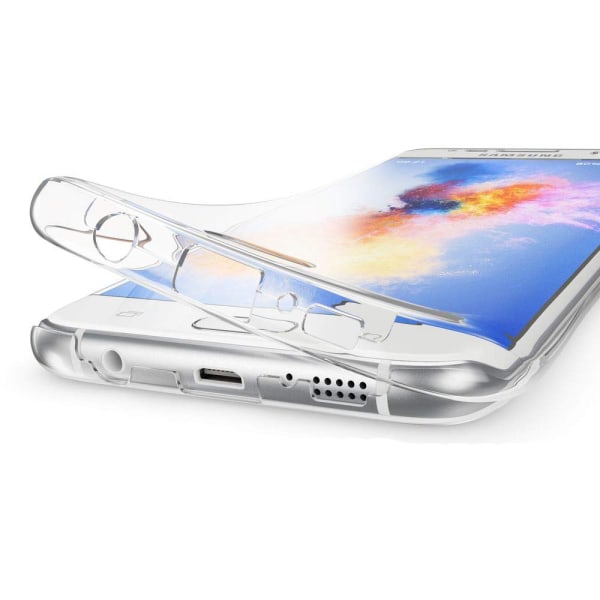 Tyylikäs kaksipuolinen suojakuori silikonista - iPhone 11 Pro Transparent/Genomskinlig
