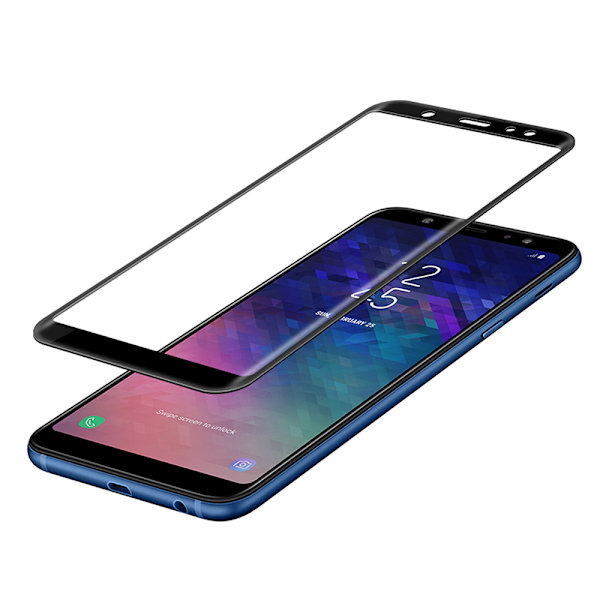 Sk�rmskydd 3D HD 0,3mm Samsung Galaxy A6 Plus Svart