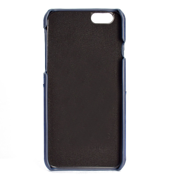 Skal med Korthållare i RETRO-Design för iPhone 6/6S Blå
