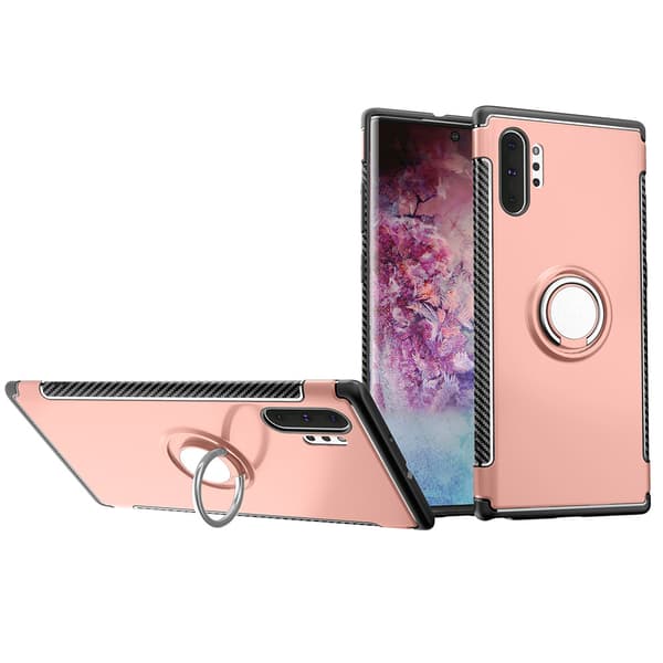 Skal med Ringhållare - Samsung Galaxy Note10+ Blå Blå
