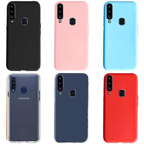 Samsung Galaxy A20S - Skyddande Mattbehandlat NKOBEE Skal Svart