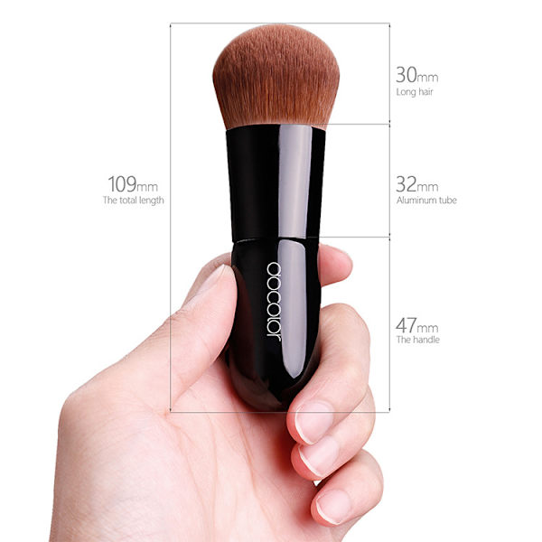 Docolor Eleganta Foundation Borste (Ultramjuk) Svart