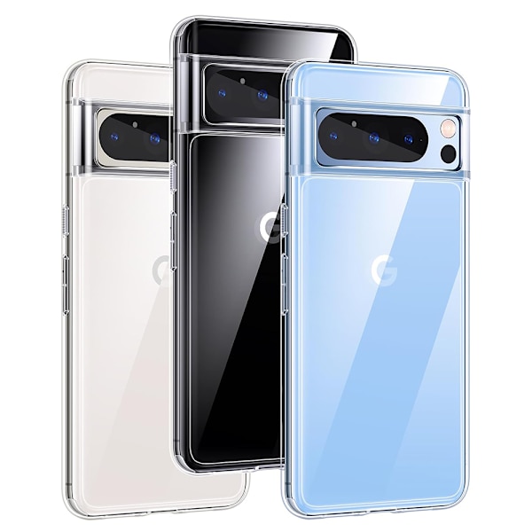 Google Pixel 8 Pro - Smart Stilrent Ultra Tunt Skyddsskal i Silikon
