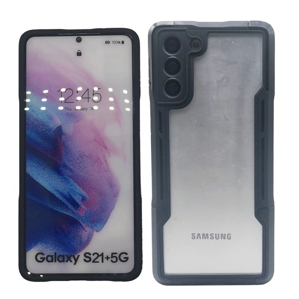 Samsung Galaxy S21 - Genomtänkt Stilsäkert Skyddsskal Himmelsblå