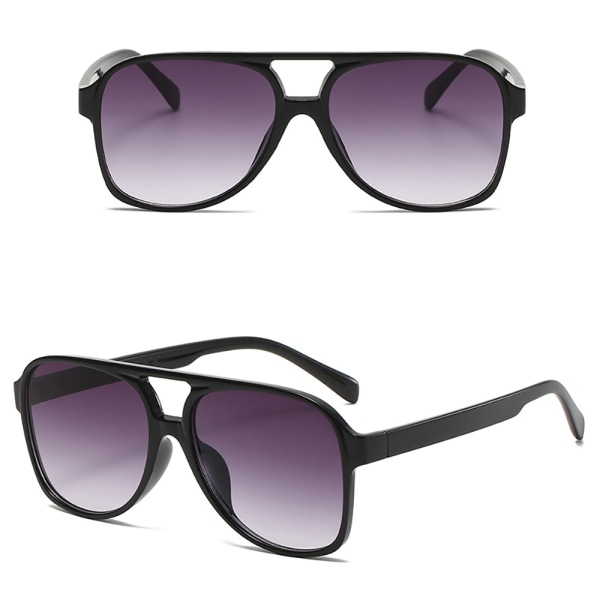 Stilfulde eksklusive polariserede solbriller Svart/Grå