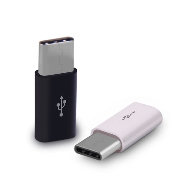 Nya USB 3.1 Typ-C hane till Micro USB hona Adapter Converter Vit