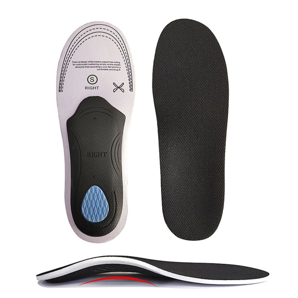 Komfortable Flatfoot Correction Insoles Skoindlæg S