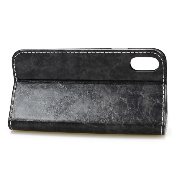 iPhone X/XS- Plånboksfodral från DOVE Svart