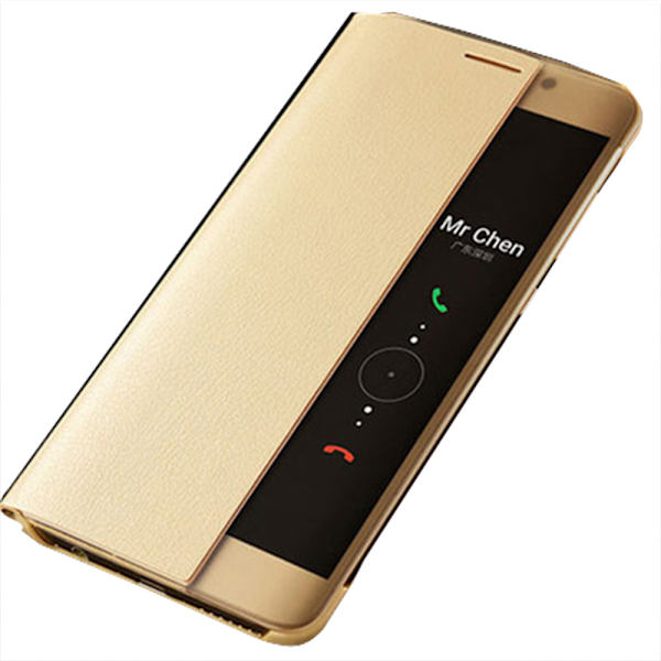 Huawei P30 - Stilrent Fodral (Smart-View) från Nkobee Guld