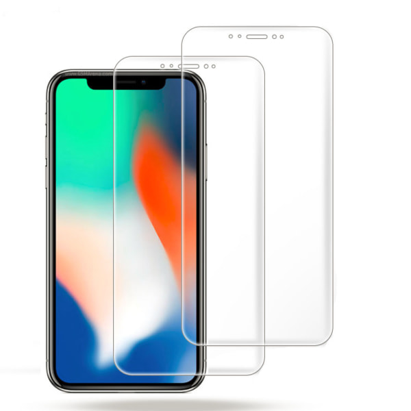 (2-PACK) iPhone 11 Pro Max - Nano-Soft Skärmskydd 9H (HD-Clear) Transparent