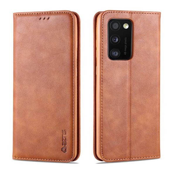 Samsung Galaxy A41 - Stilsäkert Plånboksfodral Ljusbrun