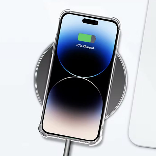 iPhone 16 Plus - Skyddande Stilrent Stötdämpande Silikonskal