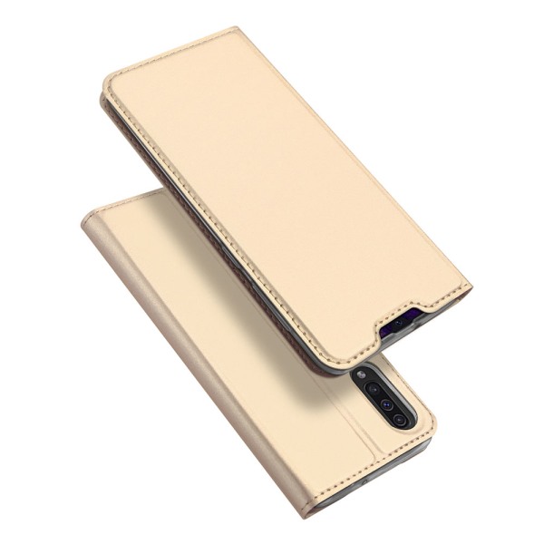Samsung Galaxy A50 - Eksklusivt Wallet Cover (DUX DUCIS) Guld