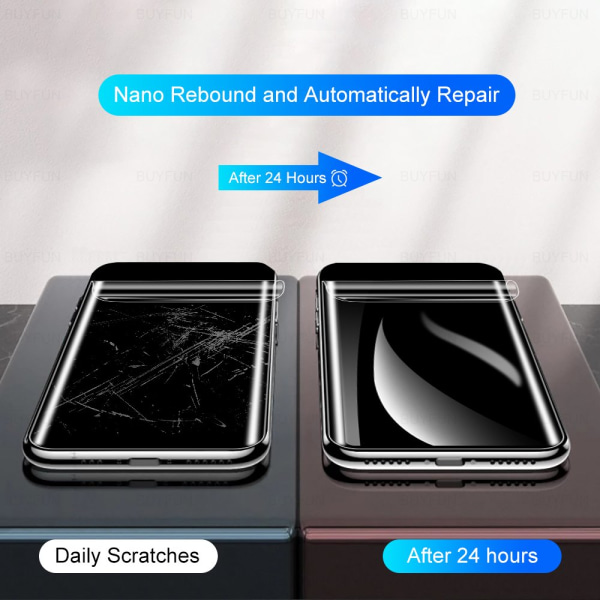 Redmi 9C NFC - Näytönsuoja Hydrogel-versiossa (3 kpl) Transparent