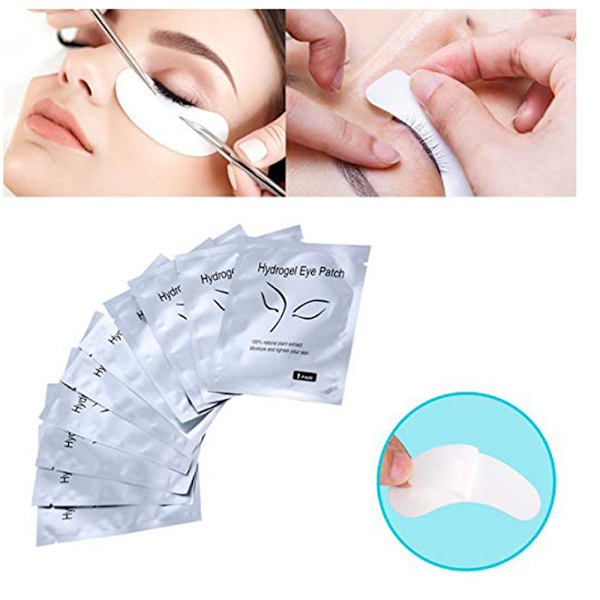 100-PACK Eyepads/Eyepatches till Ögonfransförlängning