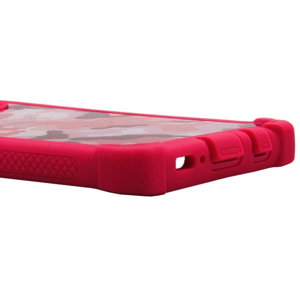 Samsung Galaxy S10e - Eksklusiv EXXO Beskyttelsesetui Hjørnebeskyttelse Svart + Röd