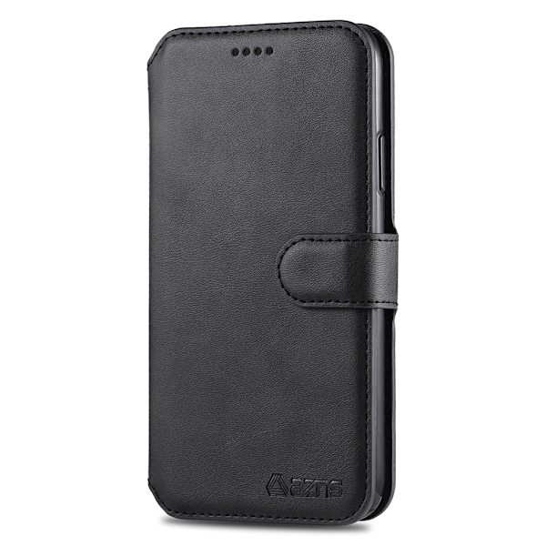 iPhone 12 Mini - Praktiskt Stilsäkert YAZUNSHI Plånboksfodral Svart