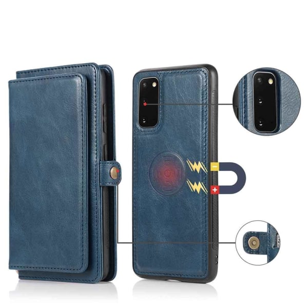Samsung Galaxy S20 FE - Stilfuldt 2-1 Wallet etui Svart