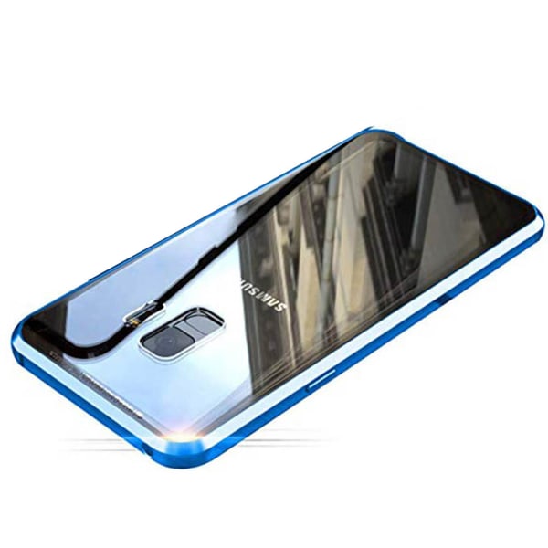 Samsung Galaxy S9 - Smart Dubbelsidigt Magnetiskt Skal Blå