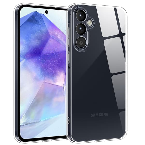 Samsung Galaxy S25 FE - Stötdämpande silikonskal Transparent